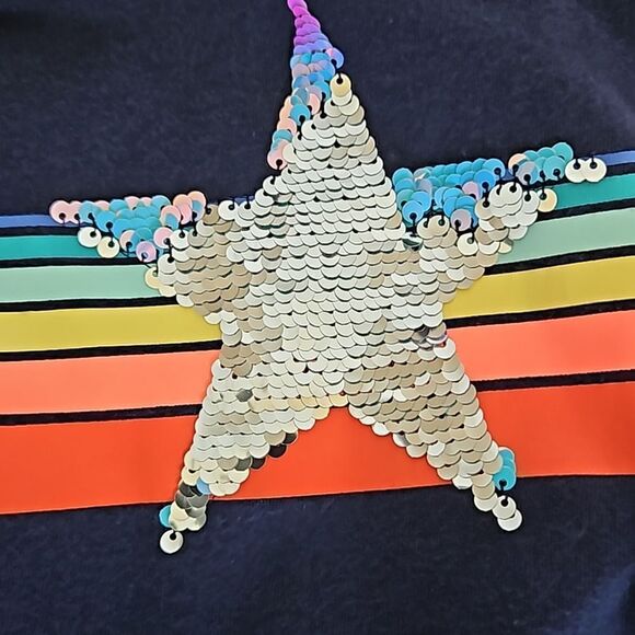 Gap Girl's Bundle Of 6 Pieces T-shirt & Pants Navy Blue/ Red 7- 8 Years Old - Picture 8 of 16